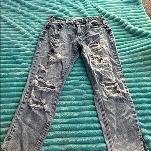 KanCan Distressed Blue Jeans